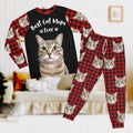 Custom Photo Best Cat Mom, Cat Dad Ever Christmas Sleepwear HA75 891560
