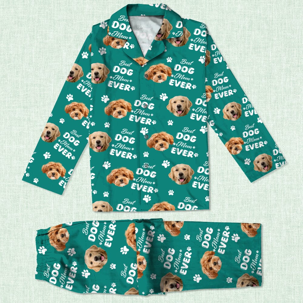 Custom Photo Best Dog Dad Ever, Best Dog Mom Ever, Best Cat Dad Ever, Best Cat Mom Ever Pajamas HA75 891786