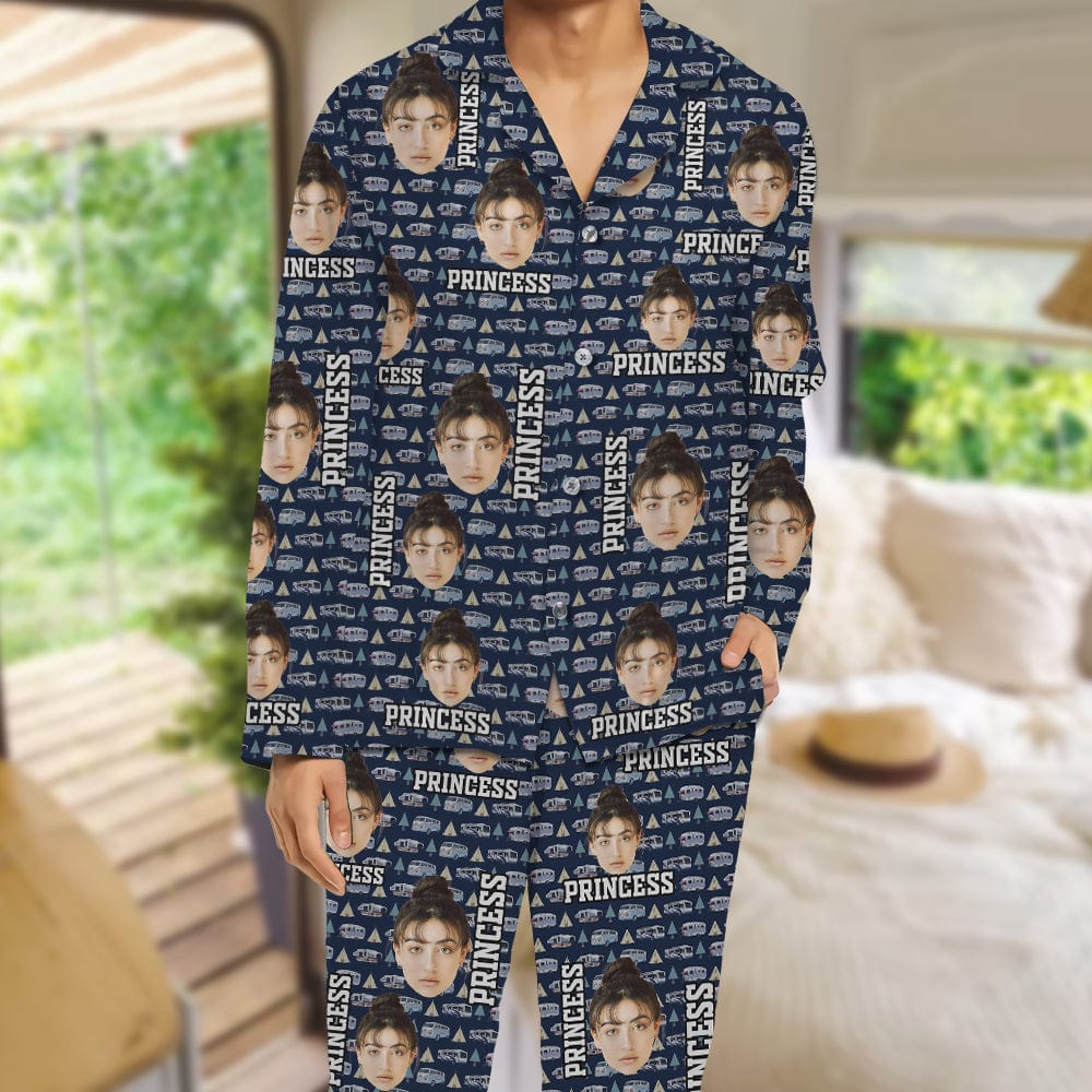 Custom Photo Camping Car Pattern Pajamas K228 888772
