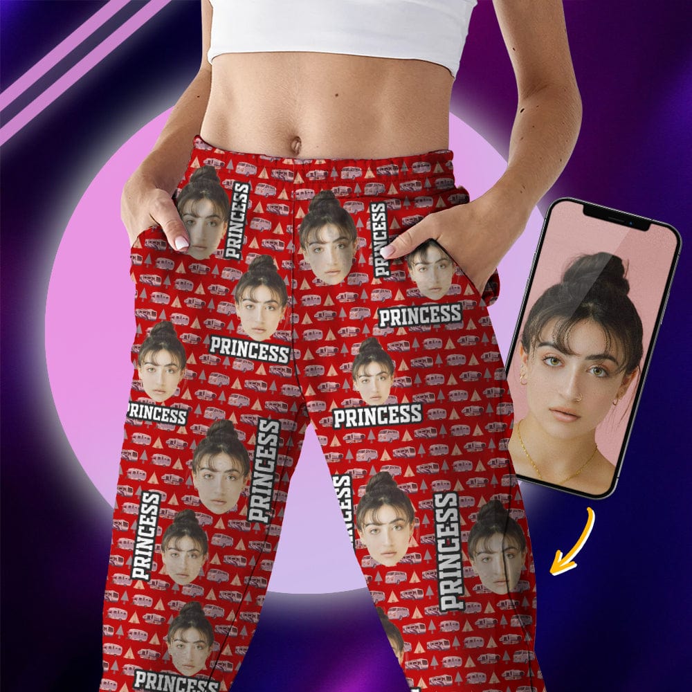 Custom Photo Camping Car Pattern Pajamas K228 888772