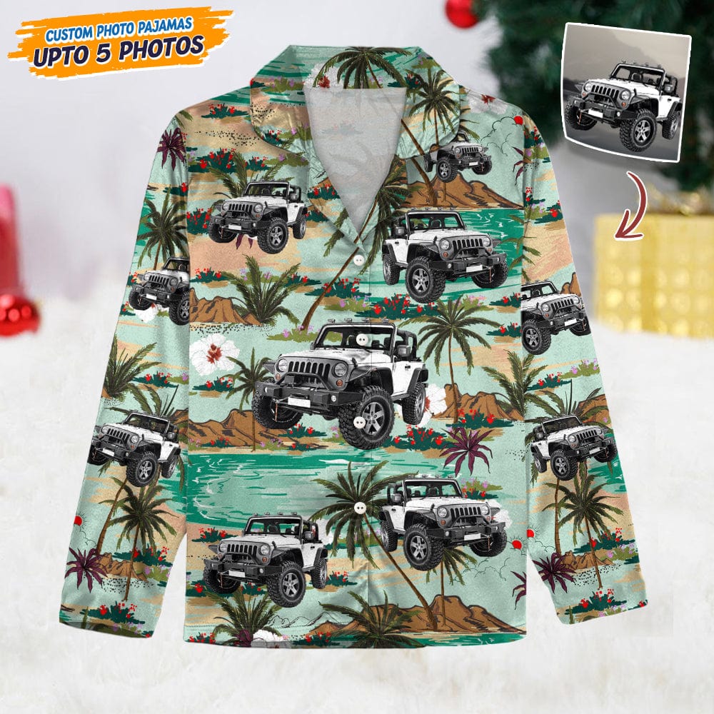 Custom Photo With Accessories Pattern Car Pajamas N304 888730