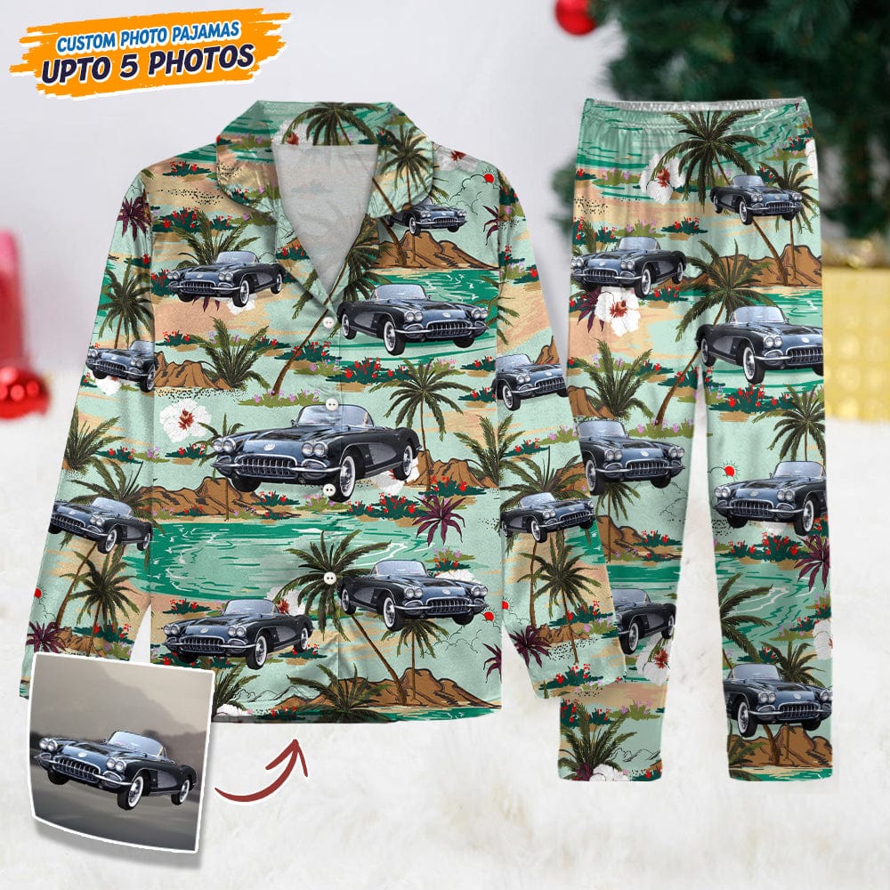 Custom Photo With Accessories Pattern Car Pajamas N304 888730