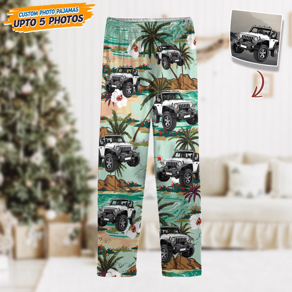 Custom Photo With Accessories Pattern Car Pajamas N304 888730