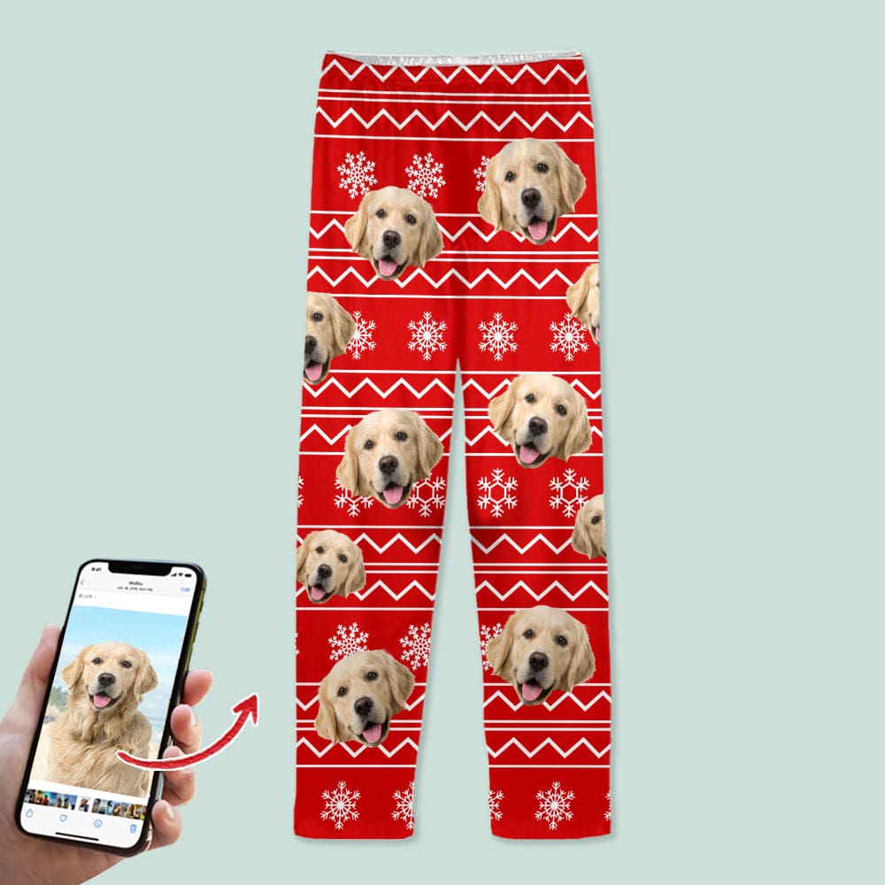 Custom Photo Christmas Dog Pajamas TH10 N304 888664