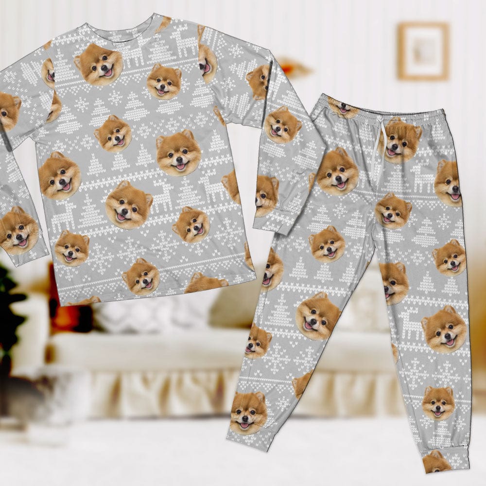 Custom Photo Christmas Dog Sleepwear TA29 889858