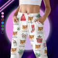 Custom Photo Christmas Pattern Dog Cat Pajamas TA29 890123