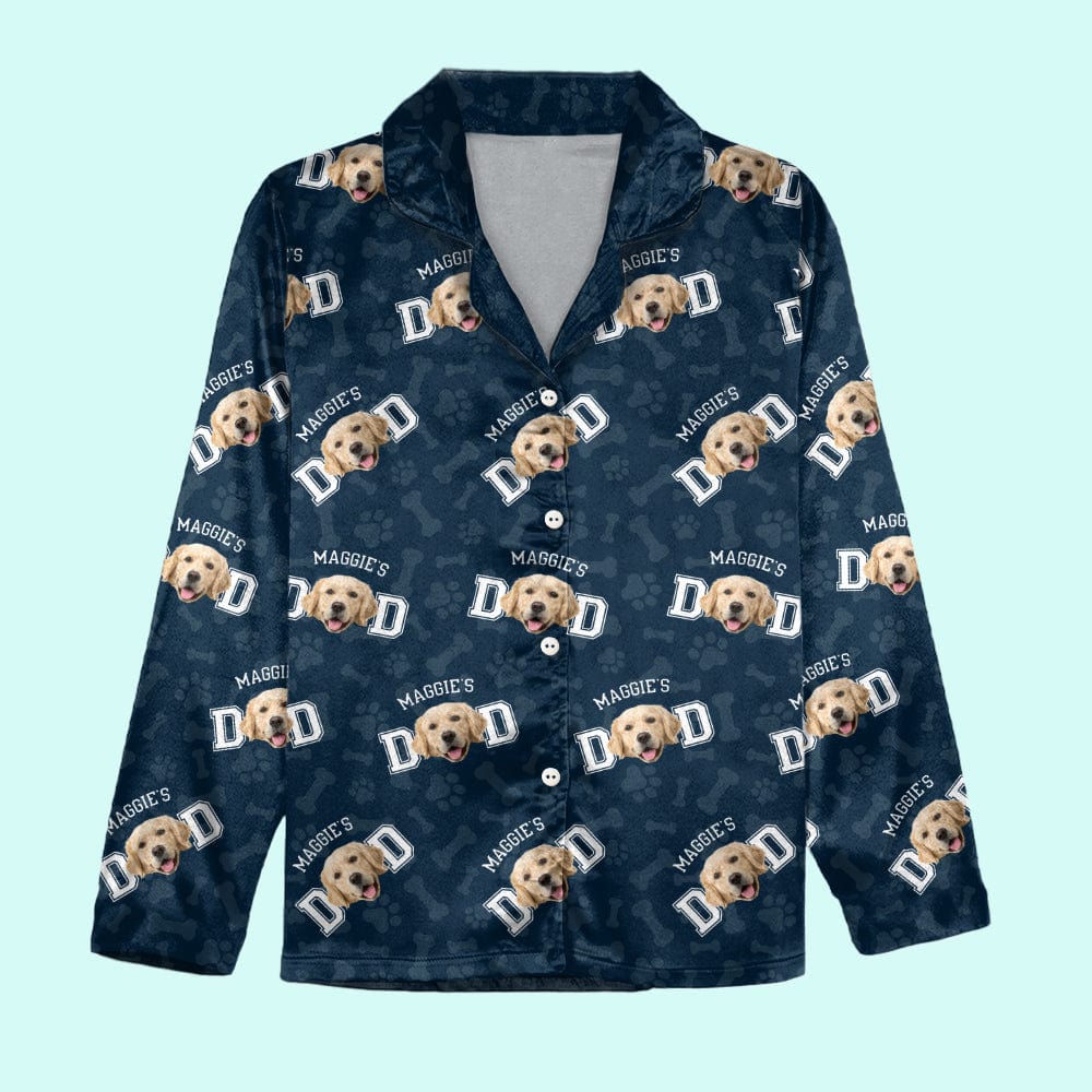 Custom Photo Dog Dad Dog Mom Pajamas N304 888801