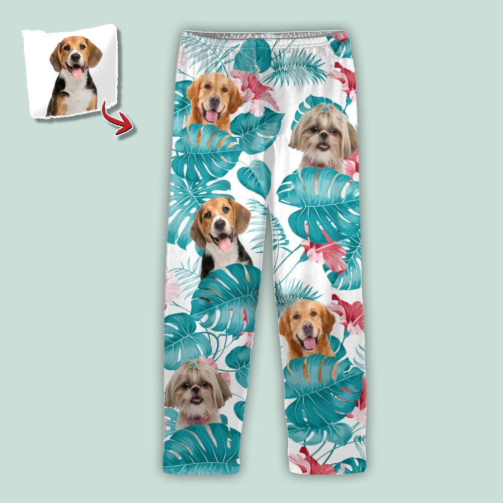 Custom Photo Dog and Cat Pajamas Christmas T286 888575