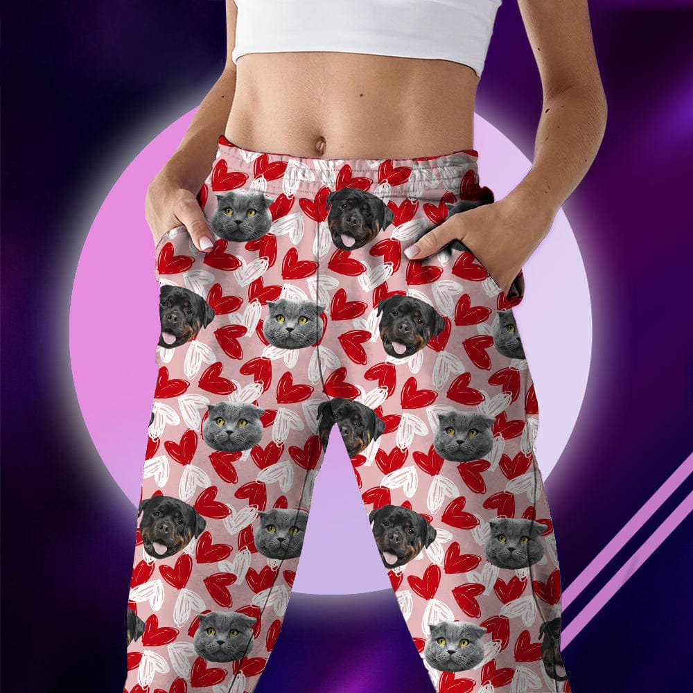 Custom Photo Dog Cat And Face Pajamas K228 HA75 888717