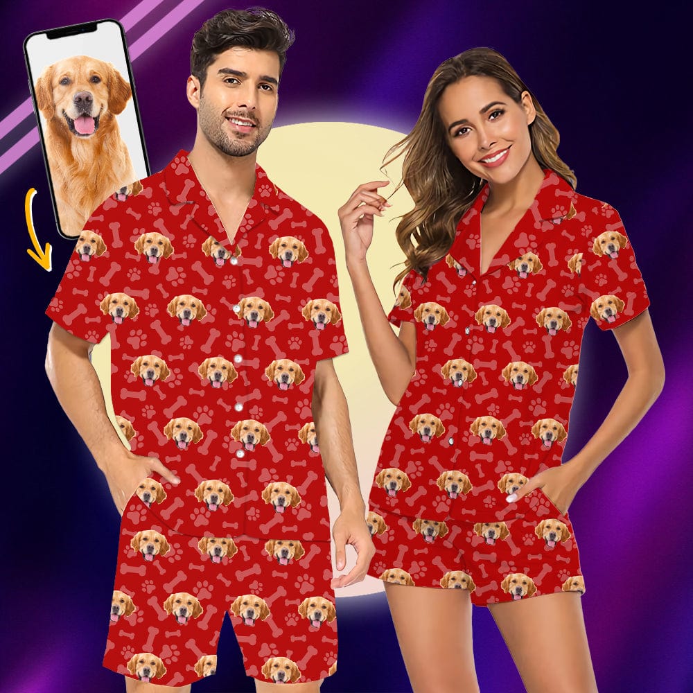 Custom Photo Dog Cat Short Pajamas K228 HA75 888753