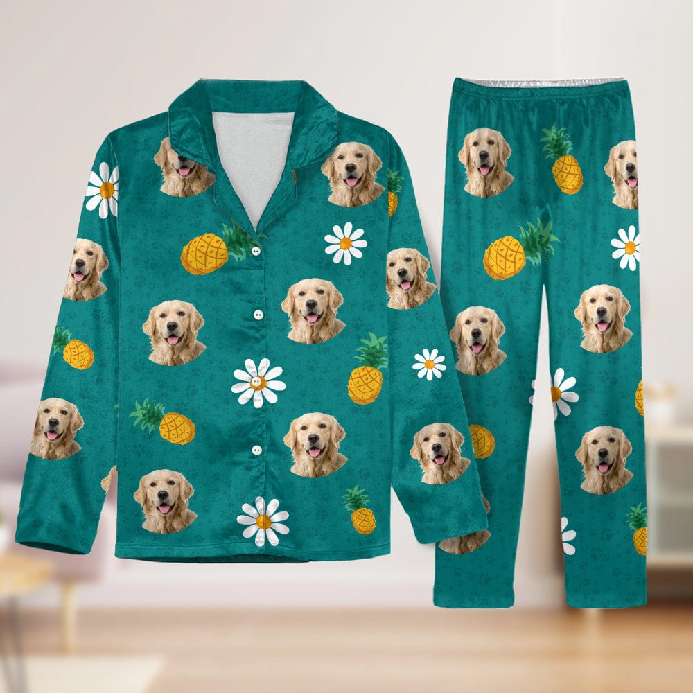 Custom Photo Dog Cat With Accessories Pattern Pet Pajamas T368 888711