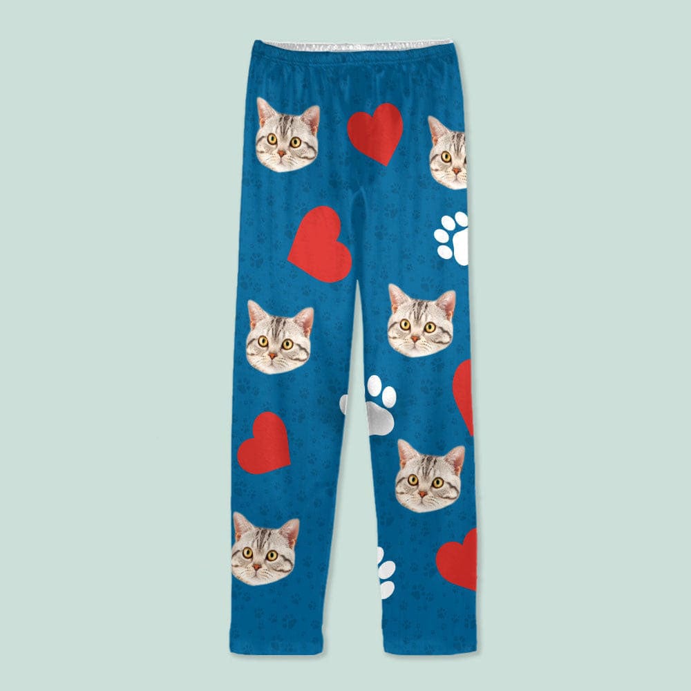 Custom Photo Dog Cat With Accessories Pattern Pet Pajamas T368 888711