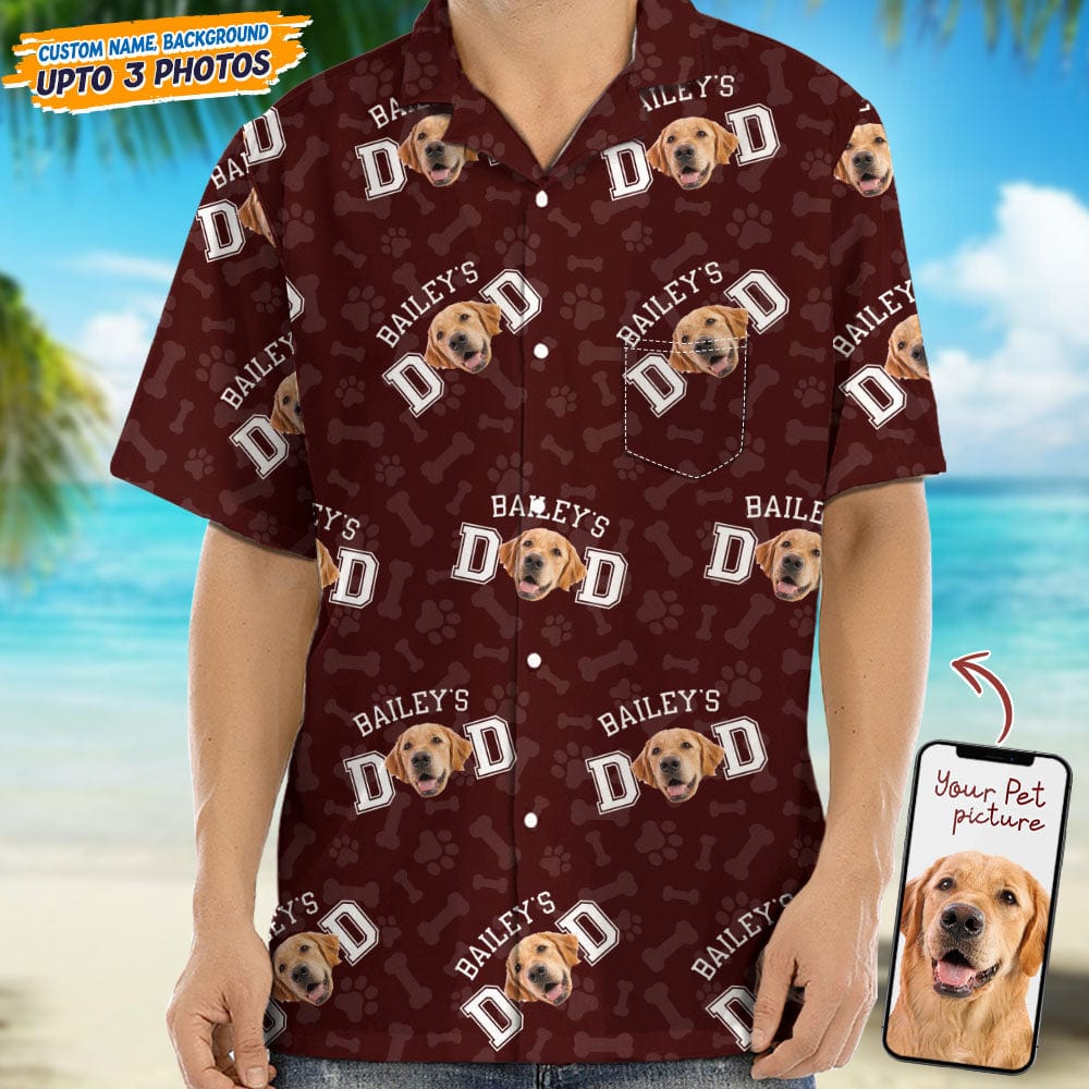 Custom Photo Dog Dad Dog Mom Hawaii Shirt TA29 889268