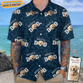 Custom Photo Dog Dad Dog Mom Hawaii Shirt TA29 889268