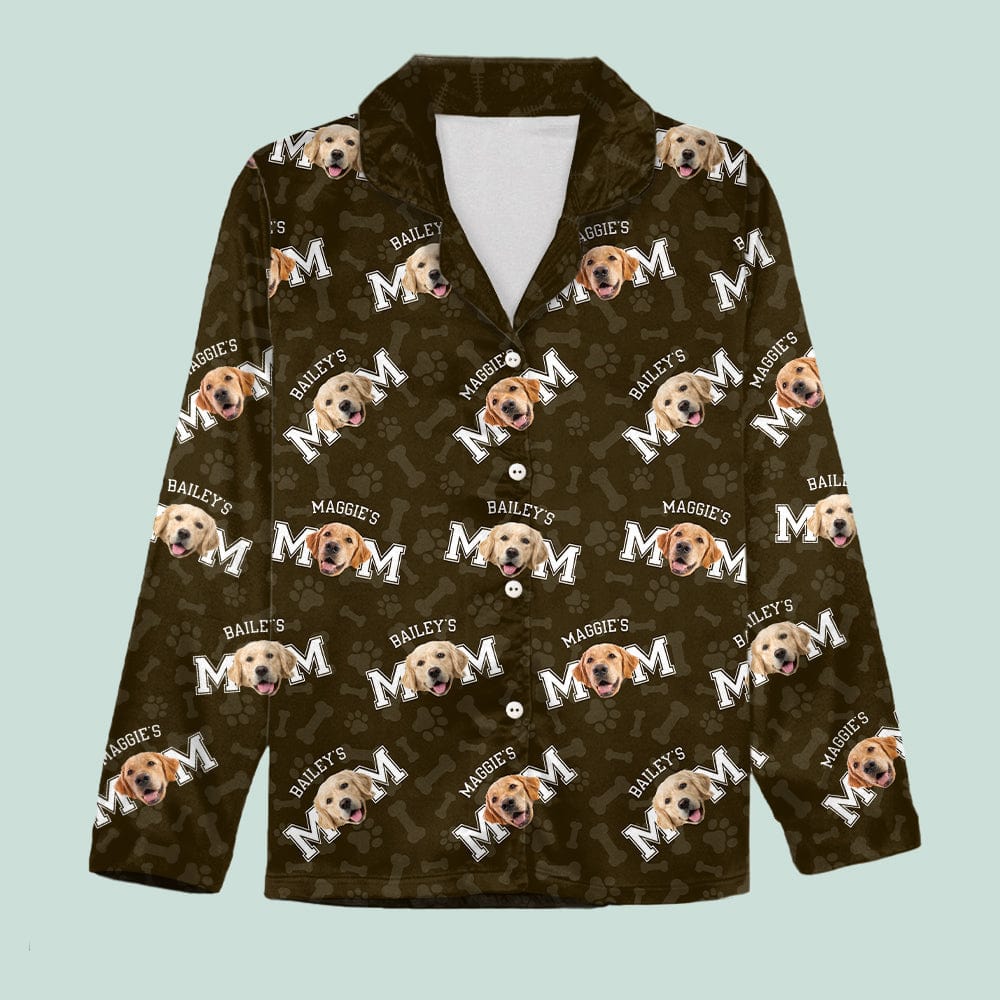 Custom Photo Dog Dad Dog Mom Pajamas N304 888801