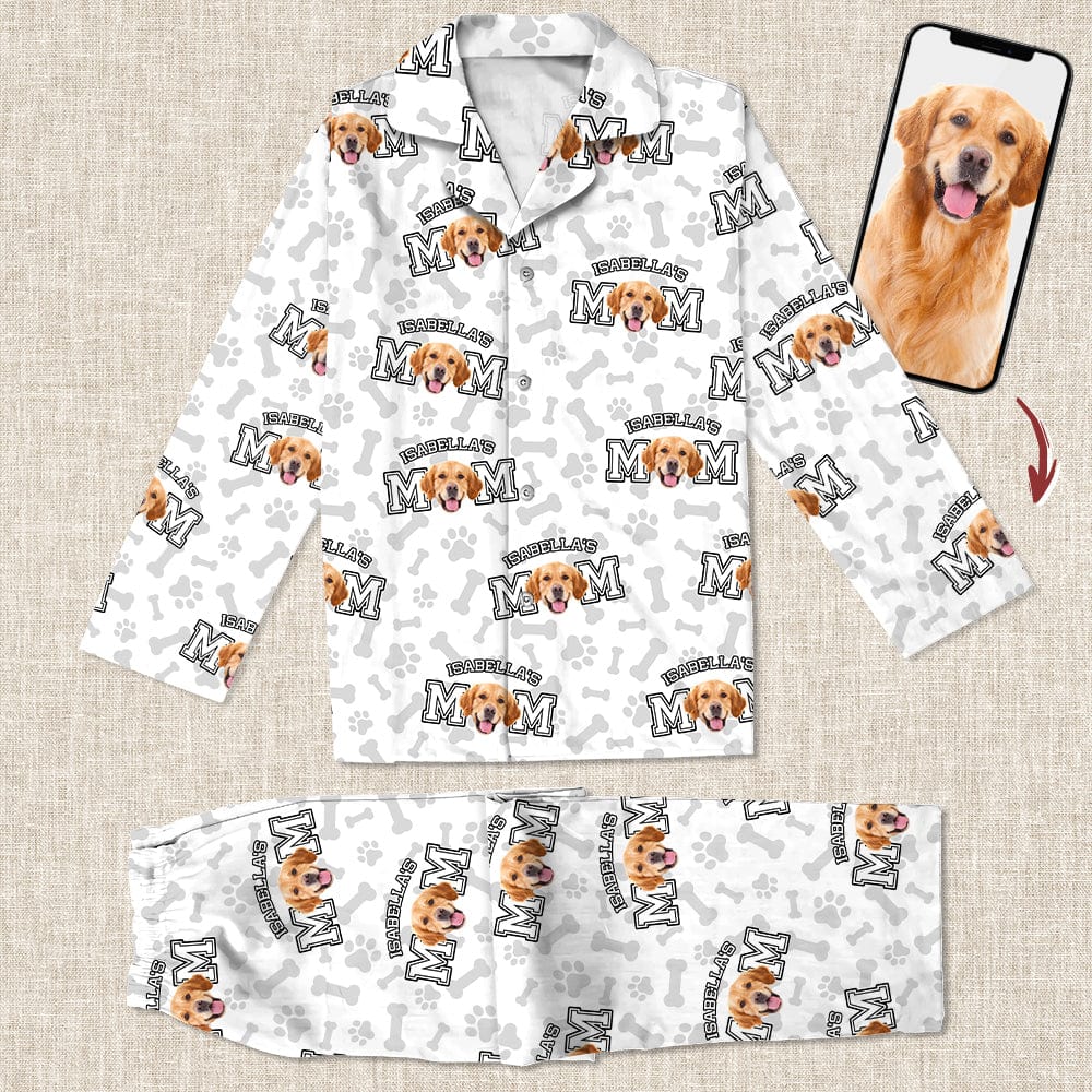 Custom Photo Dog Mom And Dad Pajamas TA29 889025