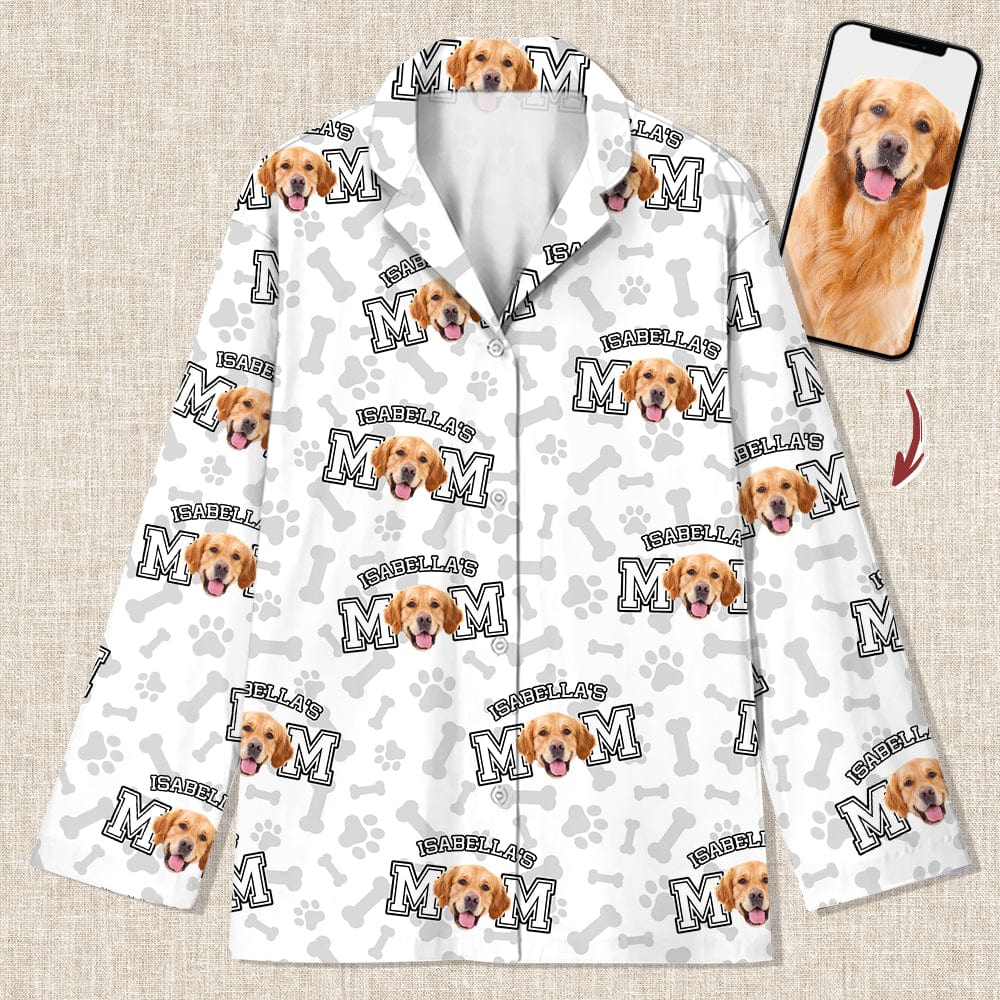 Custom Photo Dog Mom And Dad Pajamas TA29 889025