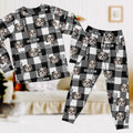 Custom Photo Dog Mom Dog Dad With Buffalo Plaid Pattern Sleepwear N304 889784