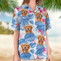 Custom Photo Dog Women Hawaii Shirt DA199 890407
