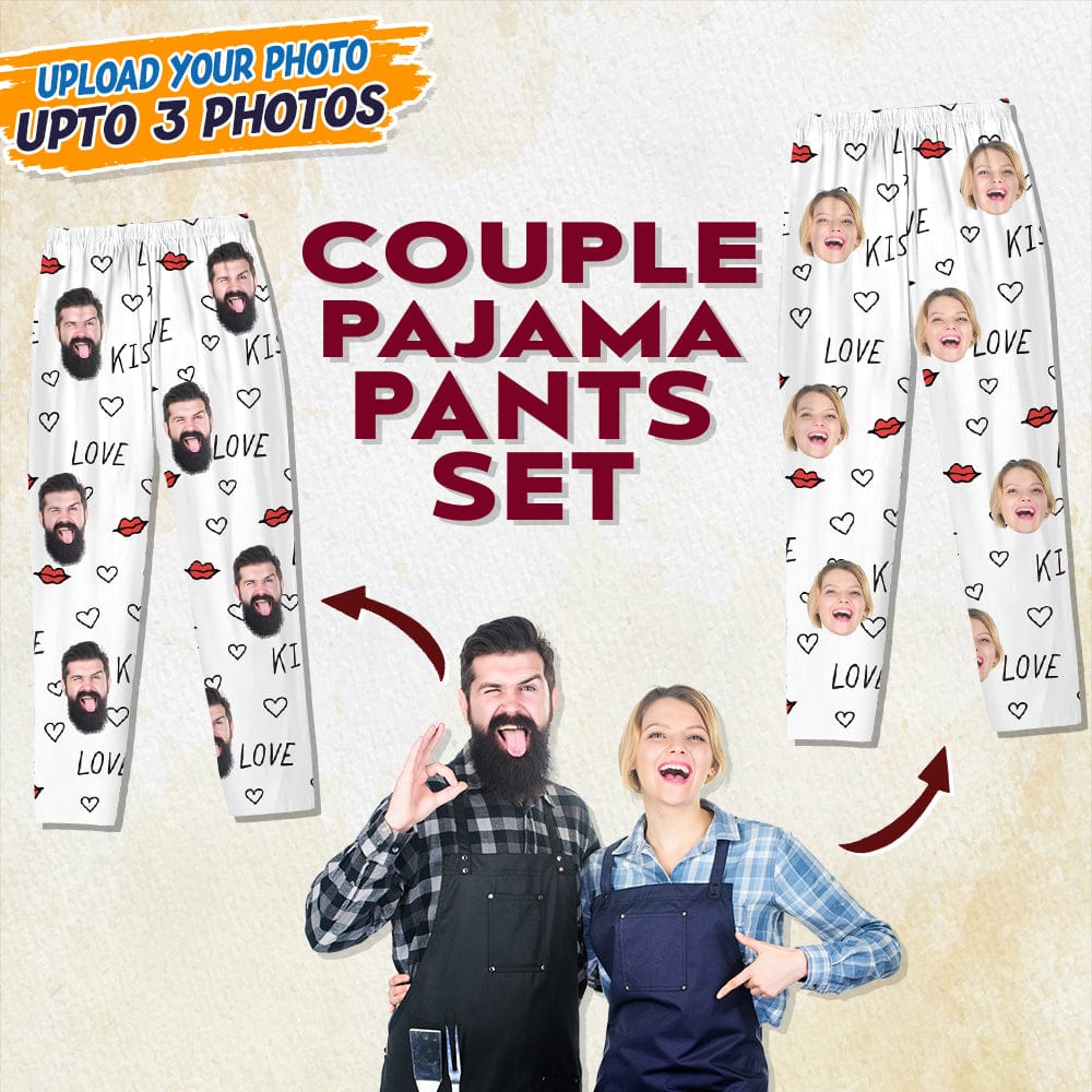 Custom Photo For Couple Pajamas TA29 888855