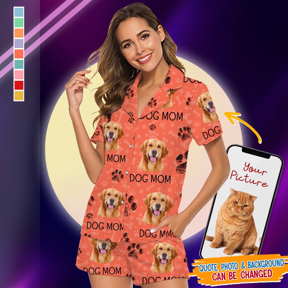 Custom Photo For Dog Lover Short Pajamas N304 968