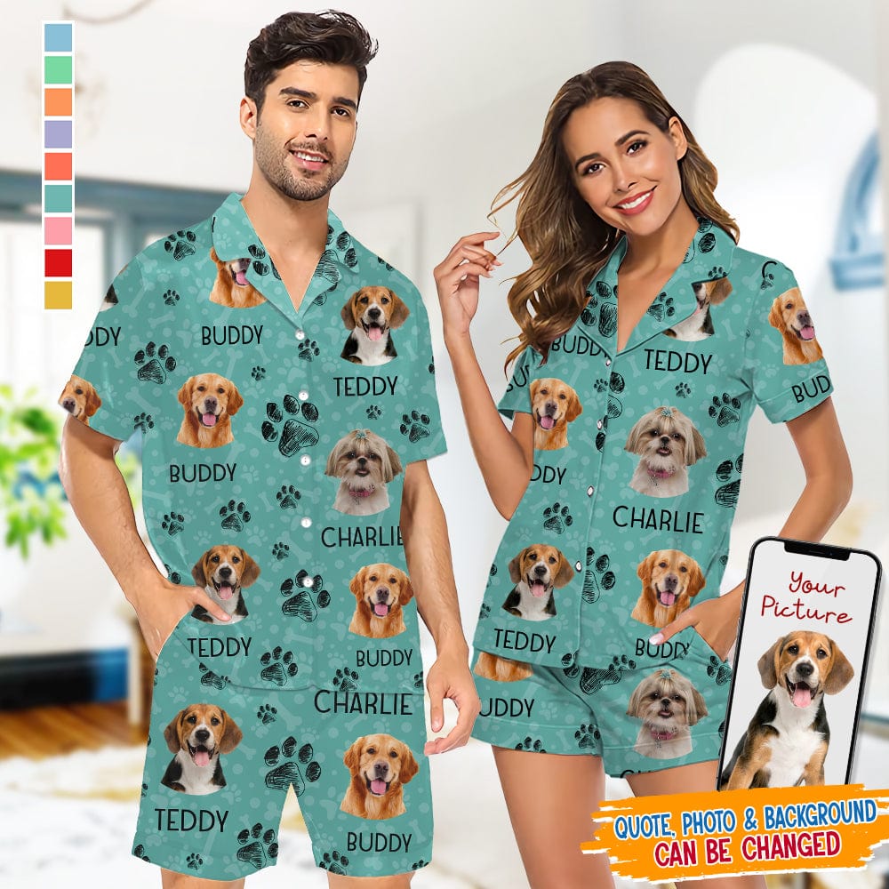 Custom Photo For Dog Lover Short Pajamas N304 968