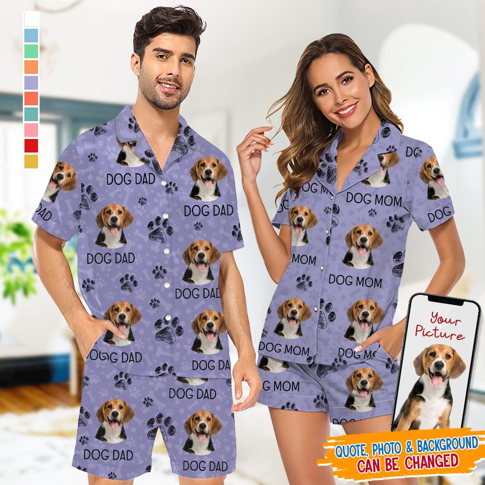 Custom Photo For Dog Lover Short Pajamas N304 968