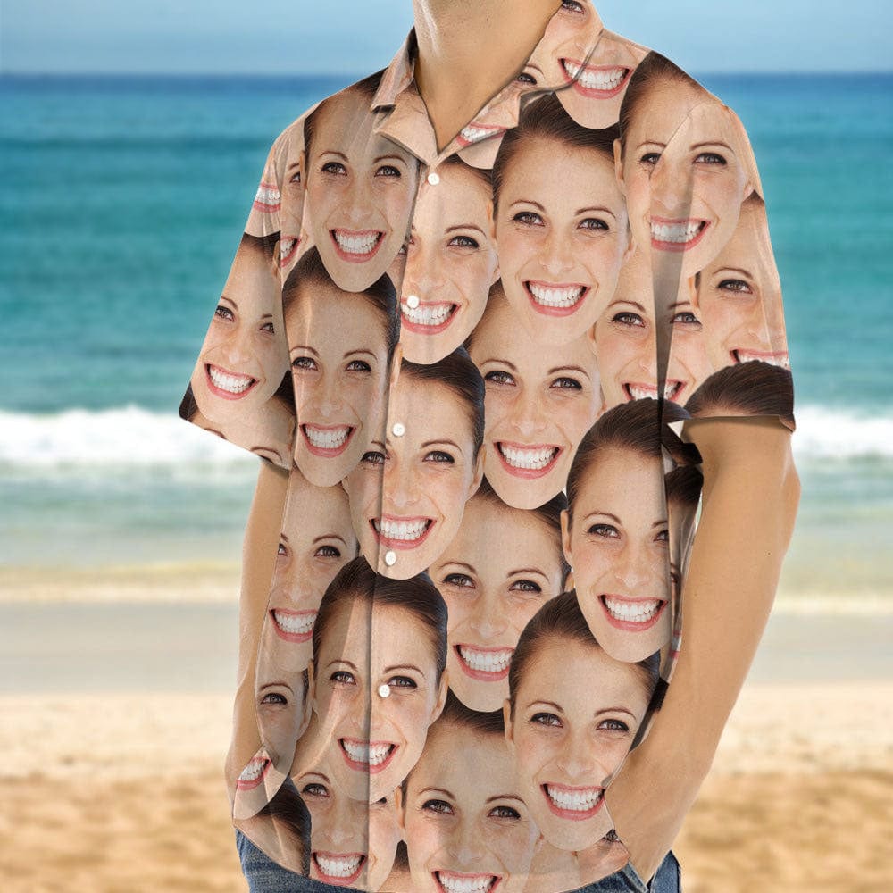 Custom Photo Full Face Hawaii Shirt N304 889323