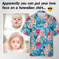 Custom Photo Funny Face Hawaii Shirt N304 889539