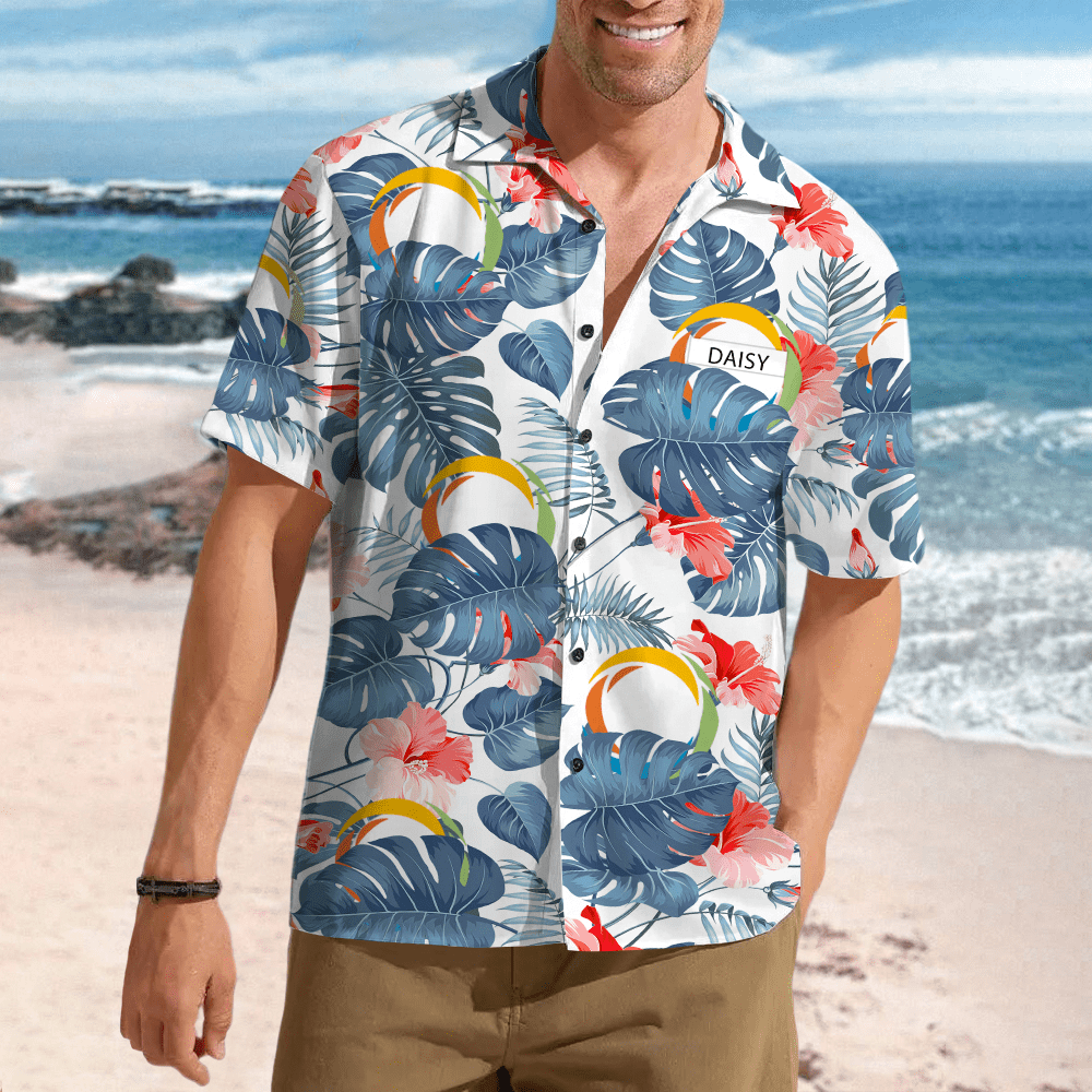 Custom Photo And Name Hawaii Shirt 890793