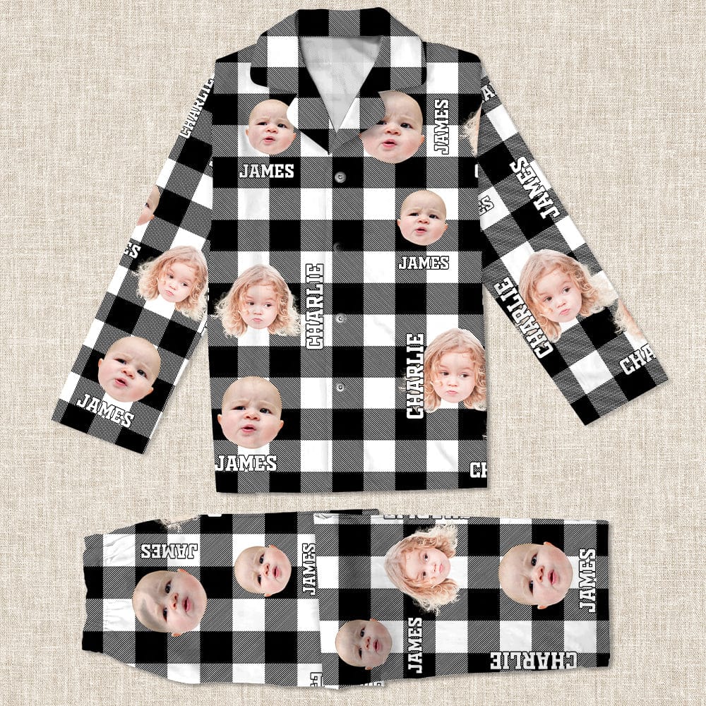 Custom Photo Human Face Flannel Pajamas HO82 K228 888739
