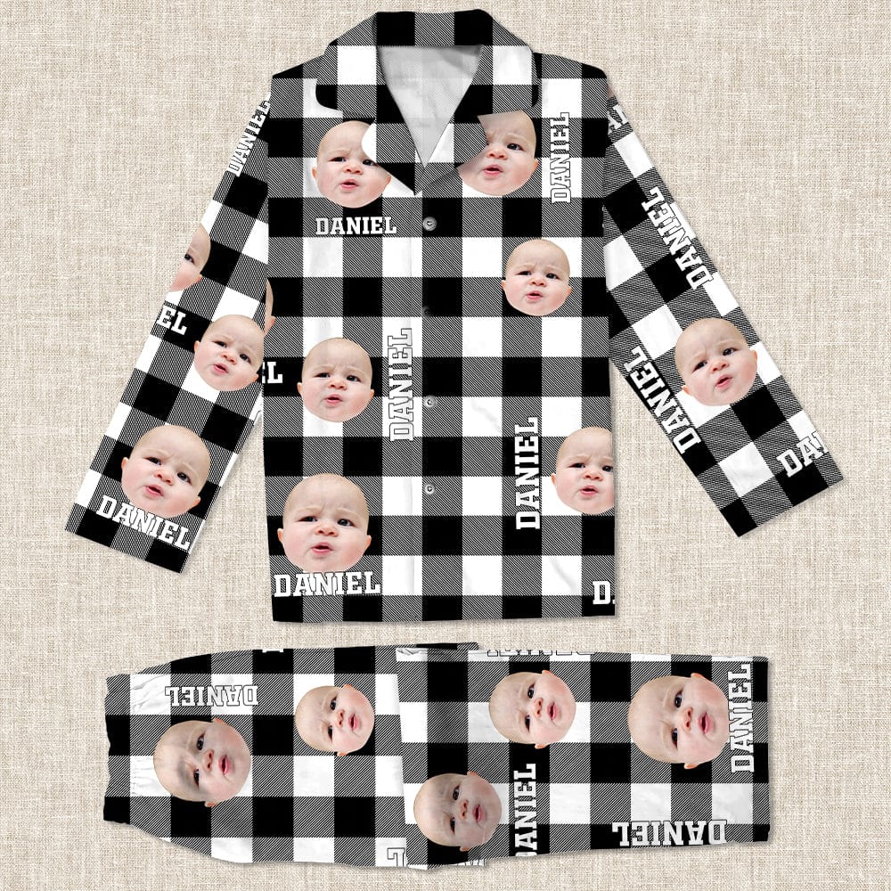 Custom Photo Human Face Flannel Pajamas HO82 K228 888739