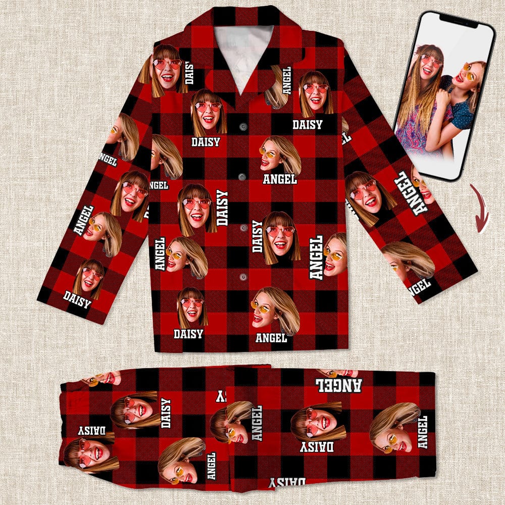 Custom Photo Human Face For Bestie Pajamas K228 888774
