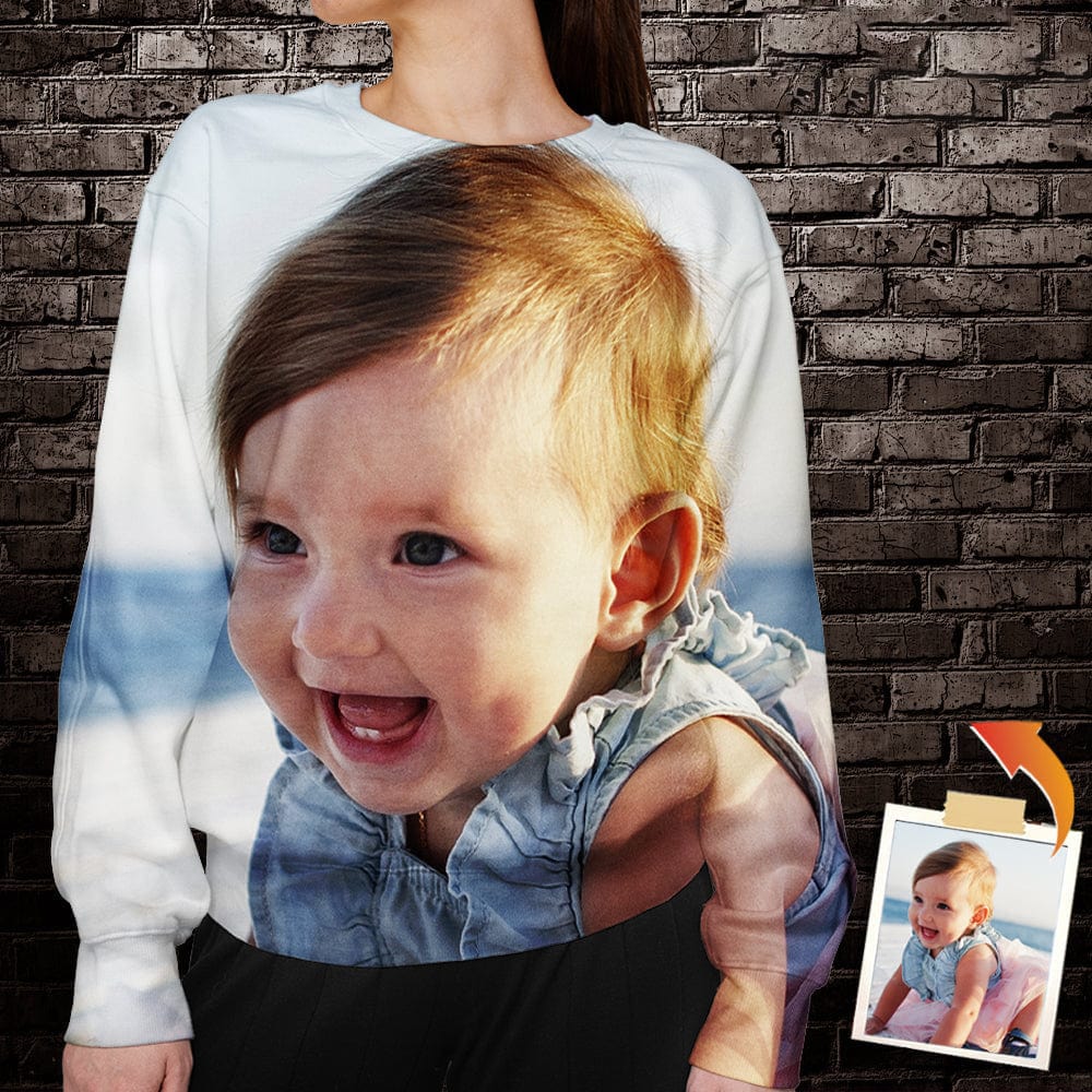 Custom Photo Human Face Sweater Shirt N304 888587