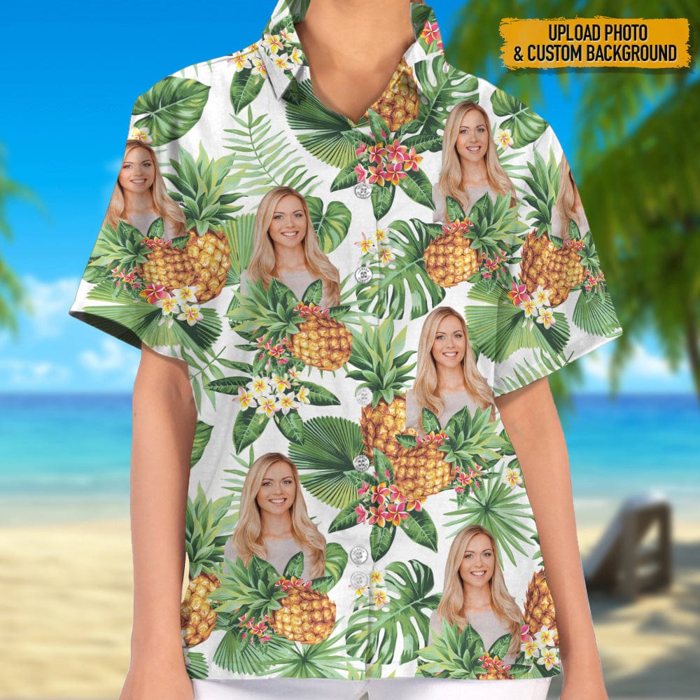 Custom Photo Human Portrait Hawaii Shirt N304 888925