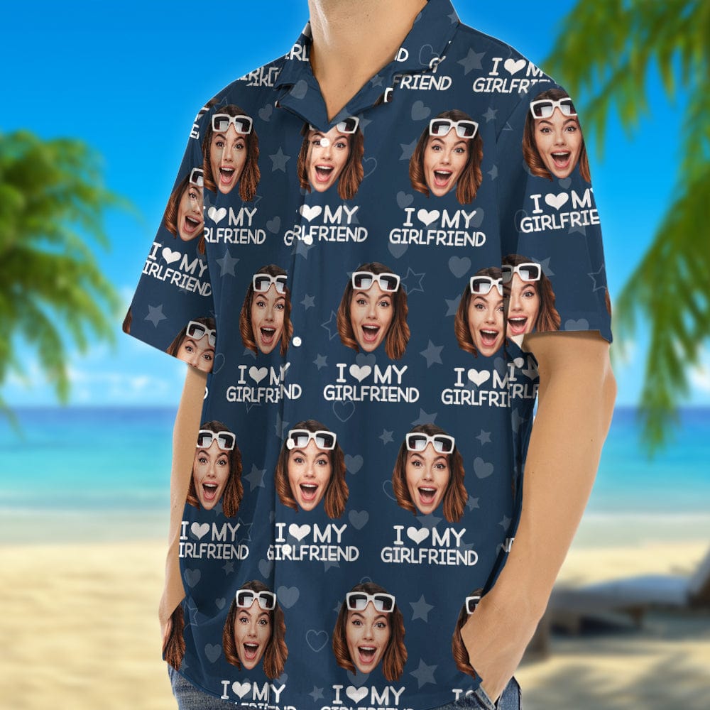 Custom Photo I Love My Girlfriend Boyfriend Hawaii Shirt Valentines Gift For Him Her Husband Wife HA75 895044
