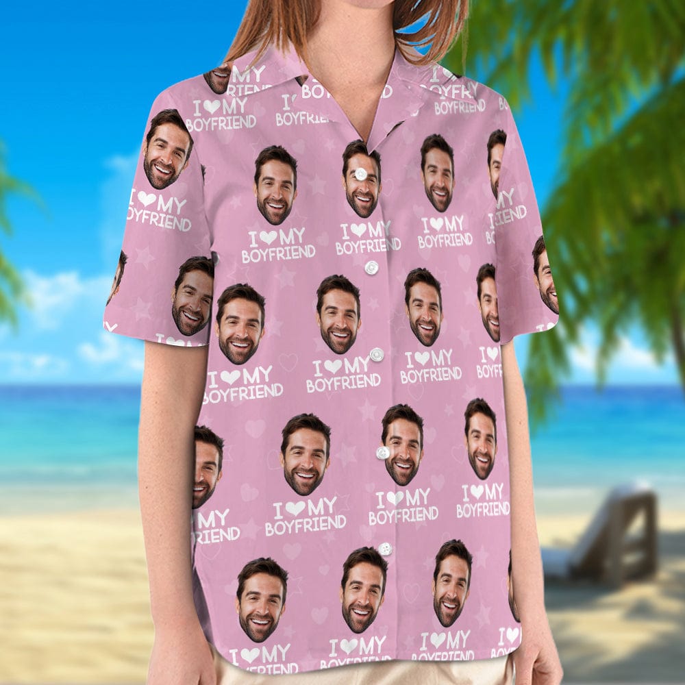 Custom Photo I Love My Girlfriend Boyfriend Hawaii Shirt Valentines Gift For Him Her Husband Wife HA75 895044