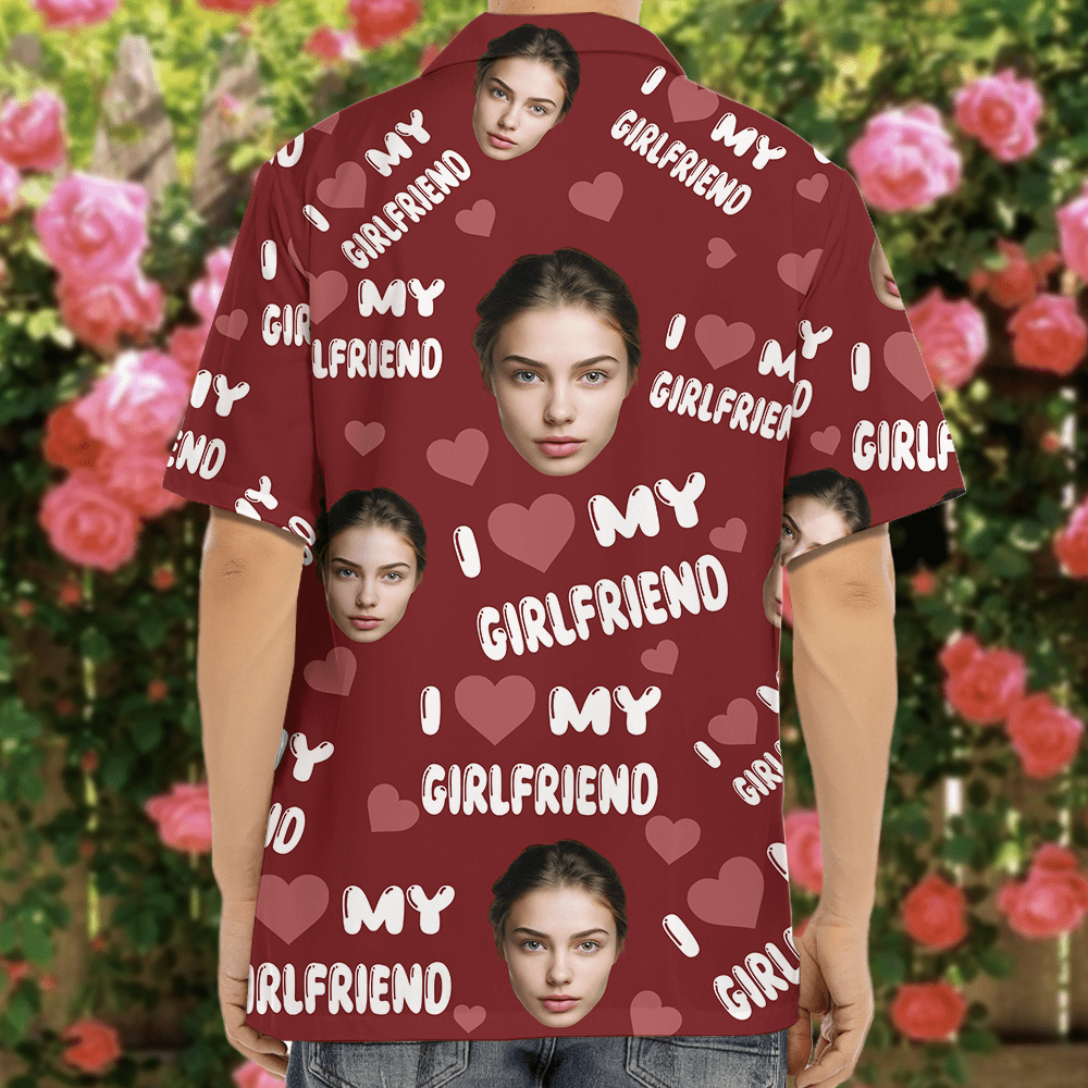Custom Photo I Love My Wife/ Girlfriend/ Husband/ Boyfriend Hawai Shirt Valentine's Day, Anniversary Gift HA75 891826