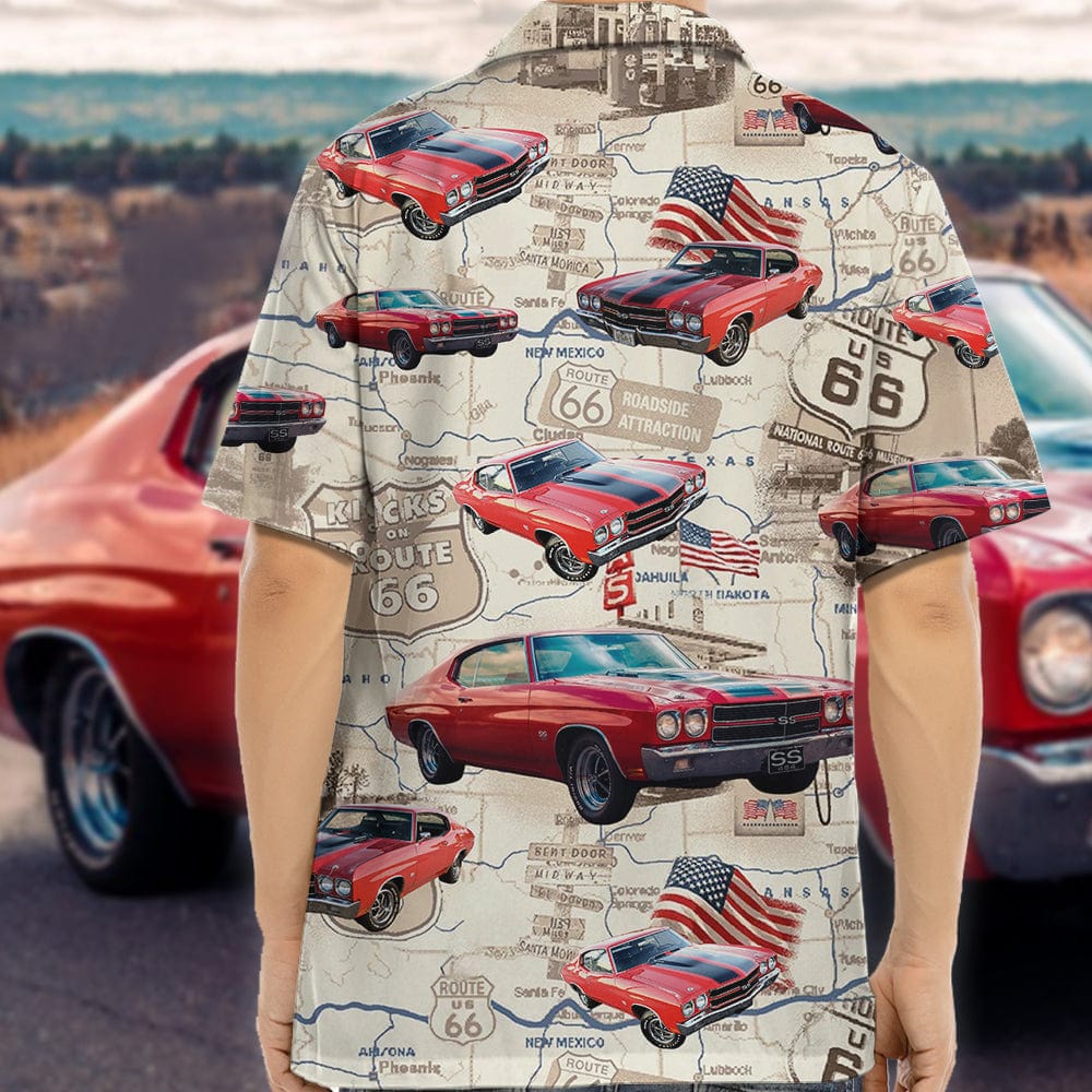 Custom Photo Route 66 For Car Lover Hawaiian Shirt HO82 N304 889179