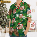 Custom Photo Snow Christmas Hawaii Shirt N304 888661