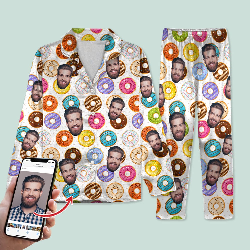 Custom Photo Tie Dye Background For Christmas Pajamas N304 888812
