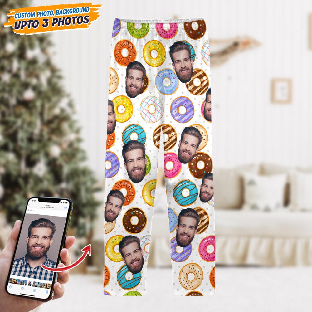 Custom Photo Tie Dye Background For Christmas Pajamas N304 888812
