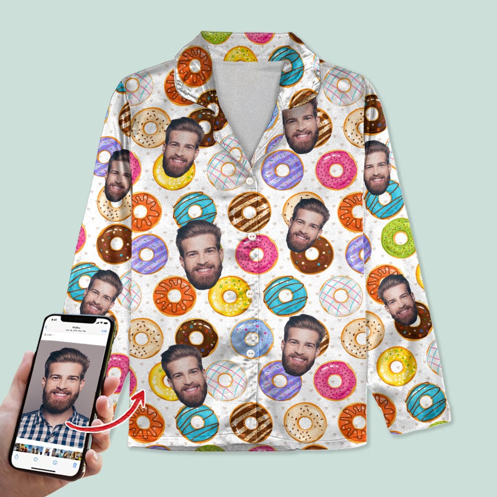 Custom Photo Tie Dye Background For Christmas Pajamas N304 888812