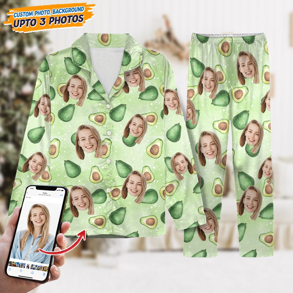 Custom Photo Tie Dye Background For Christmas Pajamas N304 888812