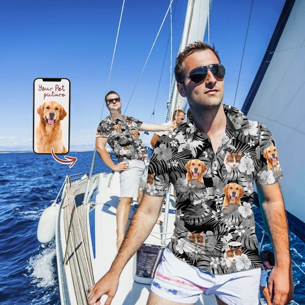 Custom Photo Tropical Dog Hawaiian Shirt K228 890395
