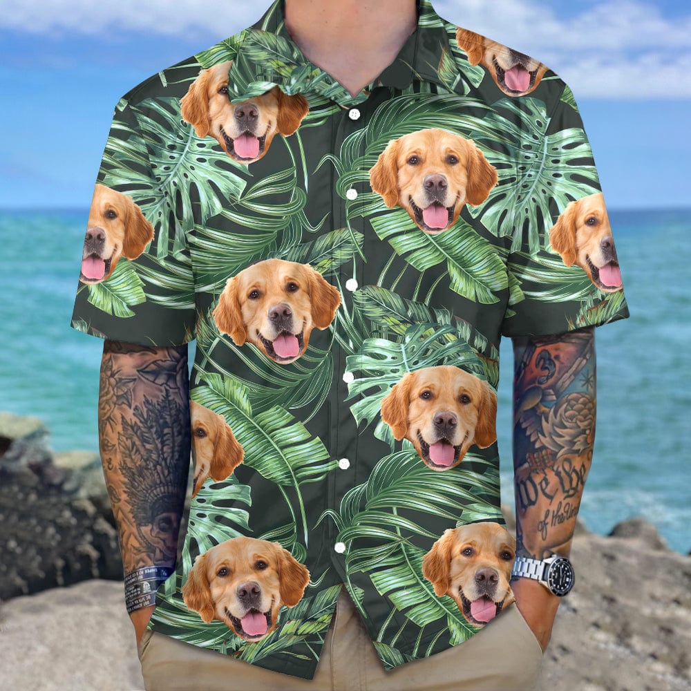Custom Photo Vacation Style Dog Hawaii Shirt N304 890525