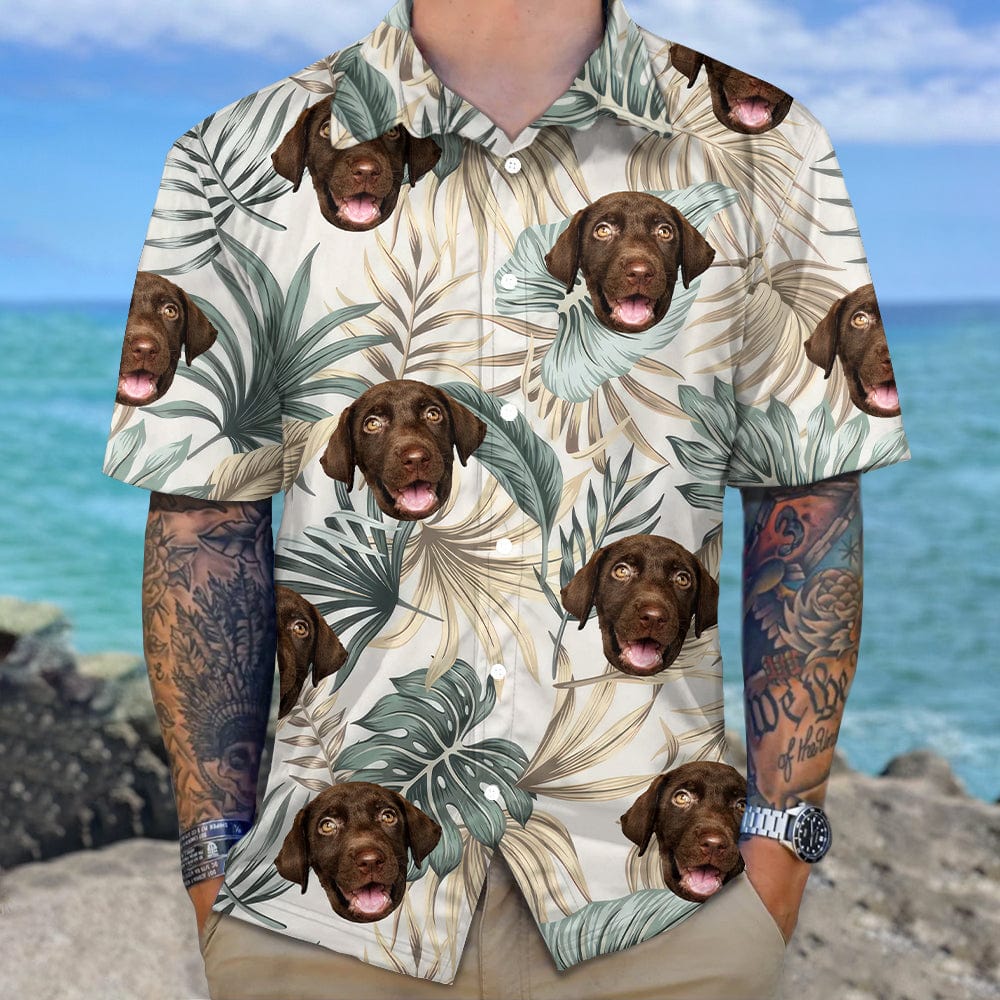 Custom Photo Vacation Style Dog Hawaii Shirt N304 890525