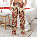Custom Photo Vintage Butterfly Roses Couple Pajamas Gift For Valentine's Day HO82 893382
