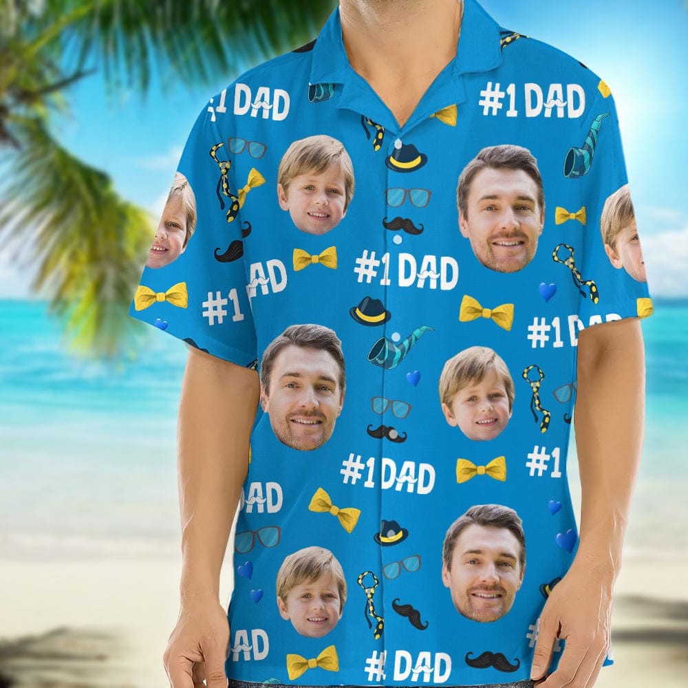 Custom Photo We Love You Dad Hawaiian Shirt TA29 889249