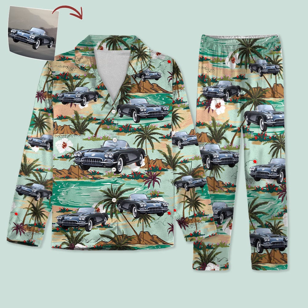 Custom Photo With Accessories Pattern Car Pajamas N304 888730